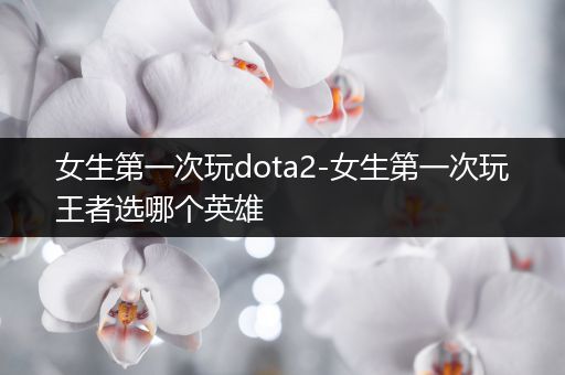 女生第一次玩dota2-女生第一次玩王者选哪个英雄