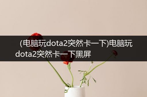 （电脑玩dota2突然卡一下)电脑玩dota2突然卡一下黑屏