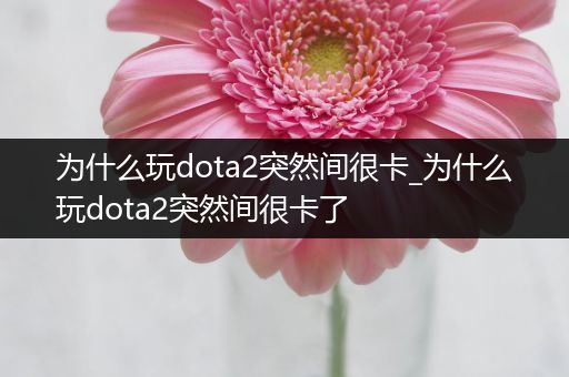 为什么玩dota2突然间很卡_为什么玩dota2突然间很卡了