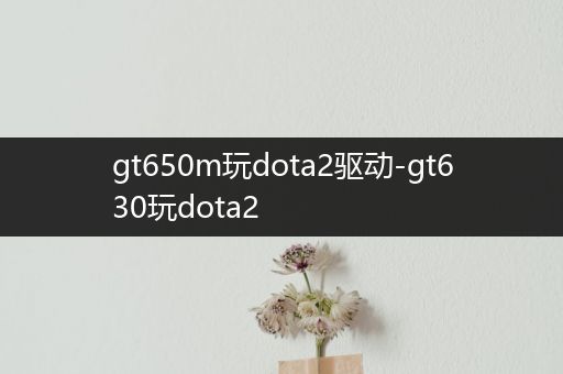 gt650m玩dota2驱动-gt630玩dota2