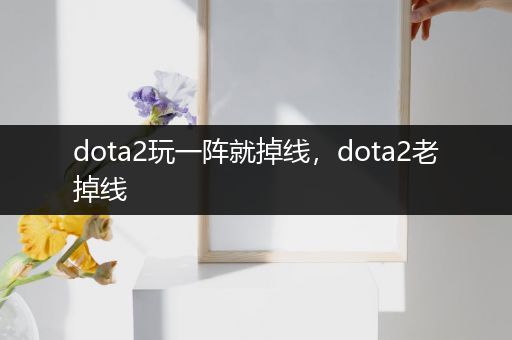 dota2玩一阵就掉线，dota2老掉线