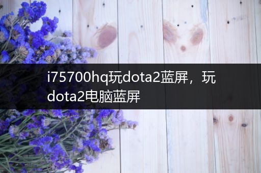 i75700hq玩dota2蓝屏，玩dota2电脑蓝屏