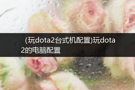 （玩dota2台式机配置)玩dota2的电脑配置