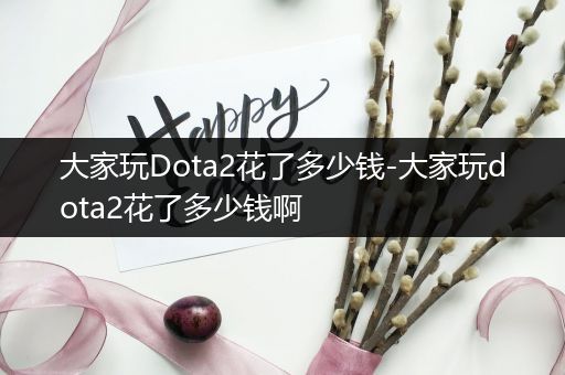 大家玩Dota2花了多少钱-大家玩dota2花了多少钱啊