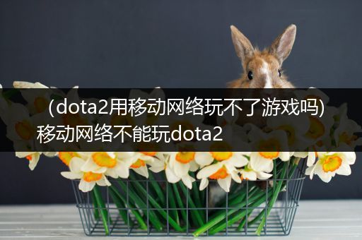 （dota2用移动网络玩不了游戏吗)移动网络不能玩dota2