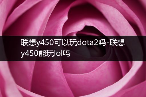 联想y450可以玩dota2吗-联想y450能玩lol吗