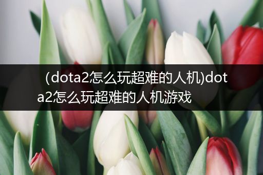 （dota2怎么玩超难的人机)dota2怎么玩超难的人机游戏