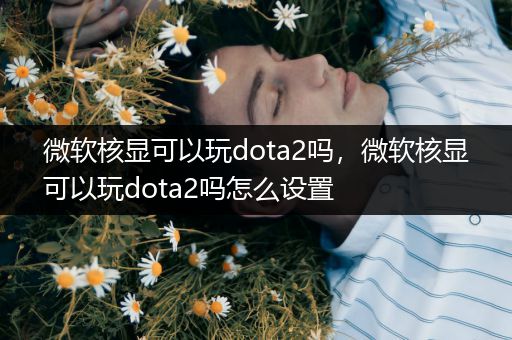 微软核显可以玩dota2吗，微软核显可以玩dota2吗怎么设置