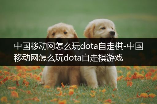 中国移动网怎么玩dota自走棋-中国移动网怎么玩dota自走棋游戏