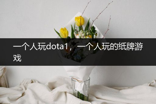 一个人玩dota1，一个人玩的纸牌游戏