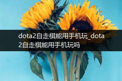 dota2自走棋能用手机玩_dota2自走棋能用手机玩吗