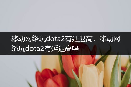 移动网络玩dota2有延迟高，移动网络玩dota2有延迟高吗