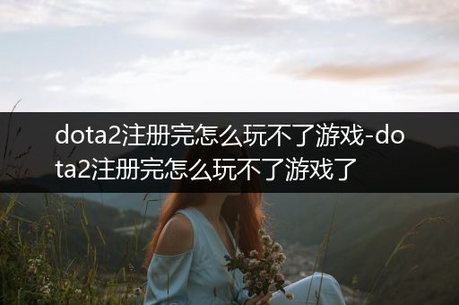 dota2注册完怎么玩不了游戏-dota2注册完怎么玩不了游戏了