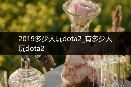 2019多少人玩dota2_有多少人玩dota2