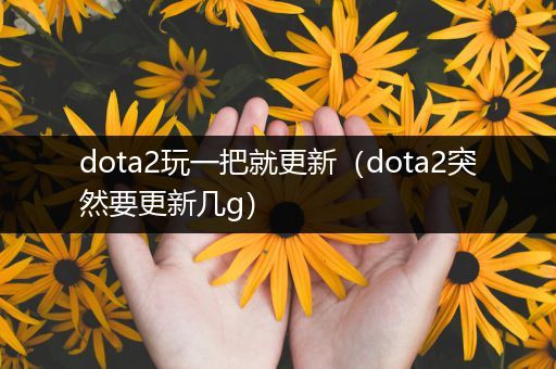 dota2玩一把就更新（dota2突然要更新几g）