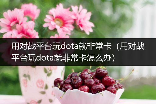 用对战平台玩dota就非常卡（用对战平台玩dota就非常卡怎么办）