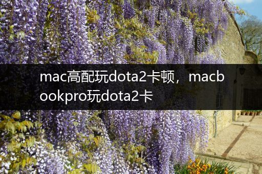 mac高配玩dota2卡顿，macbookpro玩dota2卡