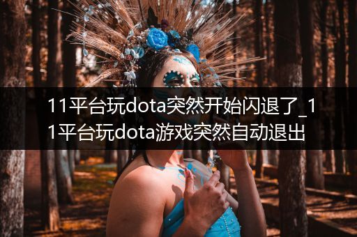 11平台玩dota突然开始闪退了_11平台玩dota游戏突然自动退出