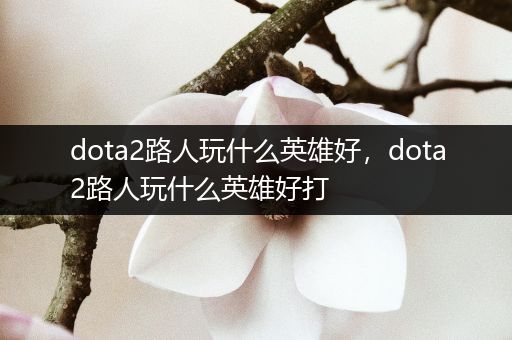 dota2路人玩什么英雄好，dota2路人玩什么英雄好打