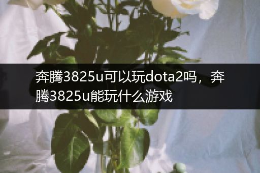 奔腾3825u可以玩dota2吗，奔腾3825u能玩什么游戏