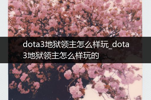 dota3地狱领主怎么样玩_dota3地狱领主怎么样玩的