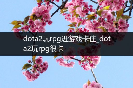 dota2玩rpg进游戏卡住_dota2玩rpg很卡