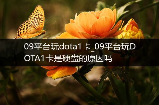 09平台玩dota1卡_09平台玩DOTA1卡是硬盘的原因吗