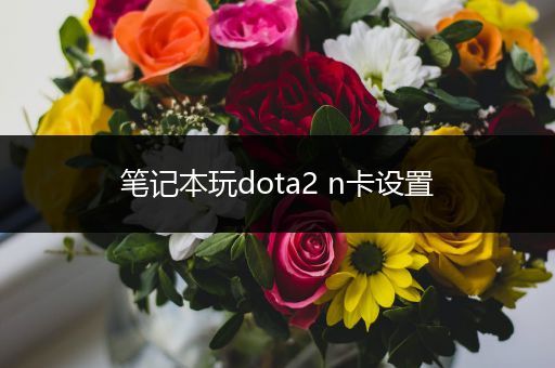 笔记本玩dota2 n卡设置