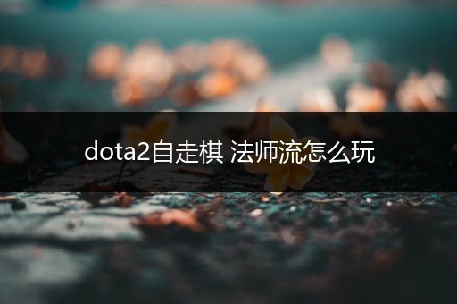 dota2自走棋 法师流怎么玩