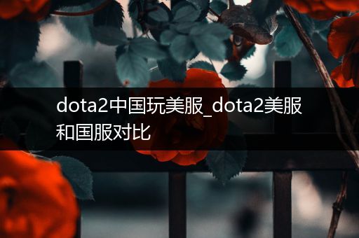 dota2中国玩美服_dota2美服和国服对比