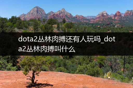 dota2丛林肉搏还有人玩吗_dota2丛林肉搏叫什么