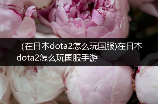 （在日本dota2怎么玩国服)在日本dota2怎么玩国服手游