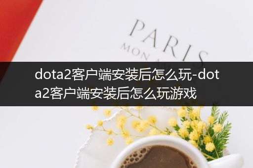 dota2客户端安装后怎么玩-dota2客户端安装后怎么玩游戏