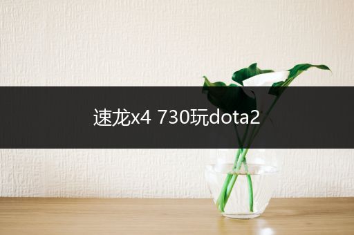 速龙x4 730玩dota2