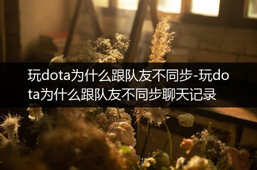 玩dota为什么跟队友不同步-玩dota为什么跟队友不同步聊天记录