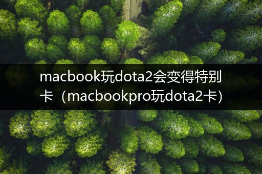 macbook玩dota2会变得特别卡（macbookpro玩dota2卡）