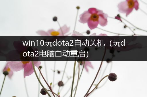 win10玩dota2自动关机（玩dota2电脑自动重启）