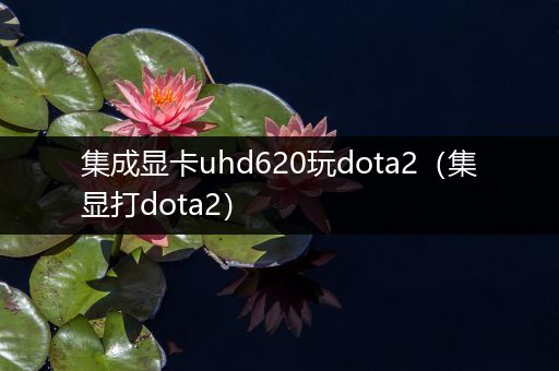 集成显卡uhd620玩dota2（集显打dota2）