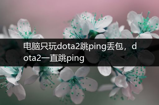 电脑只玩dota2跳ping丢包，dota2一直跳ping