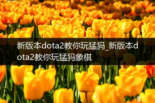 新版本dota2教你玩猛犸_新版本dota2教你玩猛犸象棋