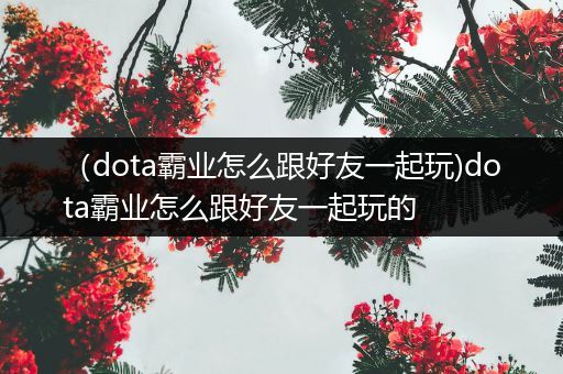 （dota霸业怎么跟好友一起玩)dota霸业怎么跟好友一起玩的