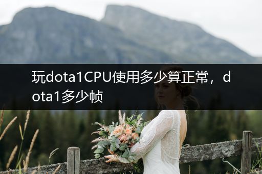 玩dota1CPU使用多少算正常，dota1多少帧
