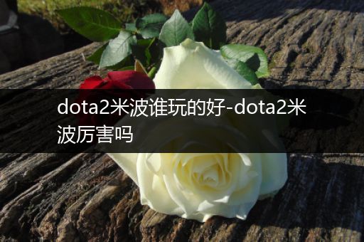 dota2米波谁玩的好-dota2米波厉害吗