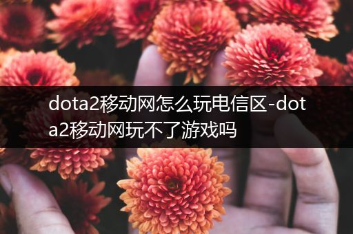 dota2移动网怎么玩电信区-dota2移动网玩不了游戏吗