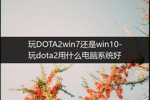玩DOTA2win7还是win10-玩dota2用什么电脑系统好