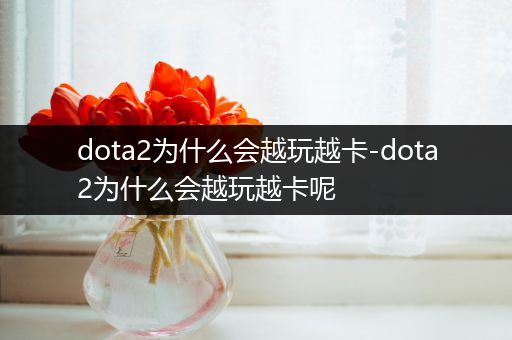 dota2为什么会越玩越卡-dota2为什么会越玩越卡呢