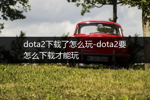 dota2下载了怎么玩-dota2要怎么下载才能玩