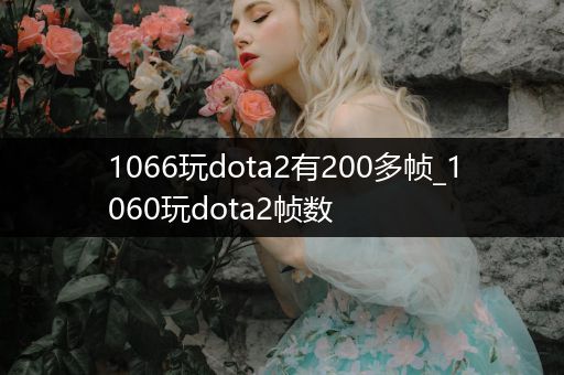 1066玩dota2有200多帧_1060玩dota2帧数