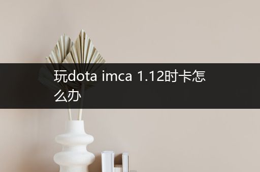 玩dota imca 1.12时卡怎么办