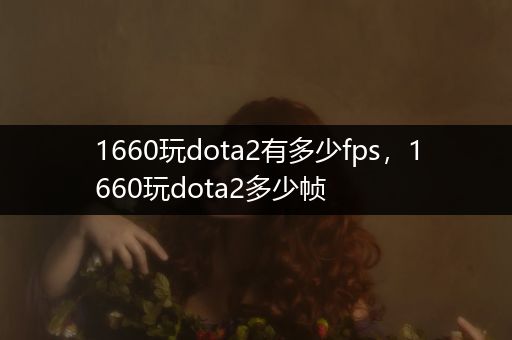 1660玩dota2有多少fps，1660玩dota2多少帧